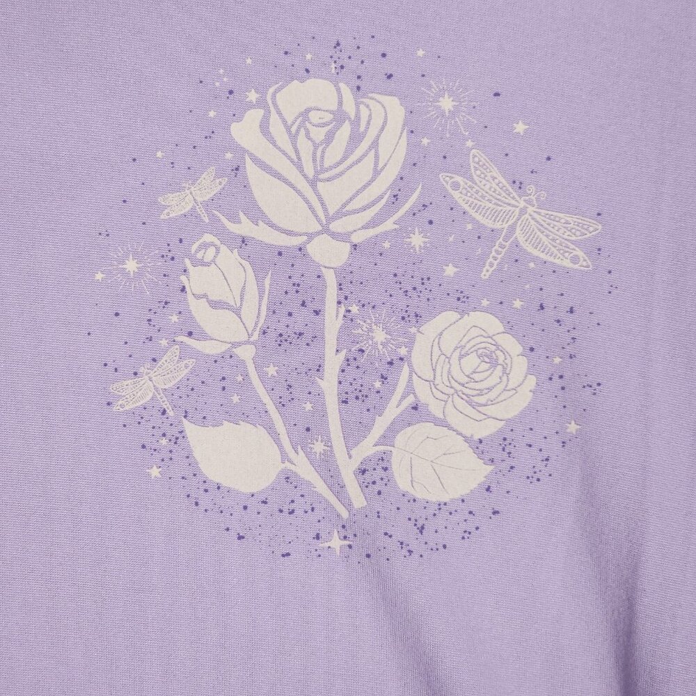 Belle du Jour Lot of 3 Girls Shirts L-XL Love Happy Graphic Blue Yellow Purple - Picture 8 of 16